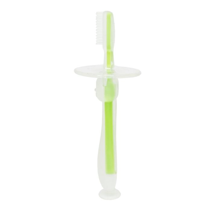 Силіконова зубна щітка Mumlove MGZ-0707(Green) з обмежувачем