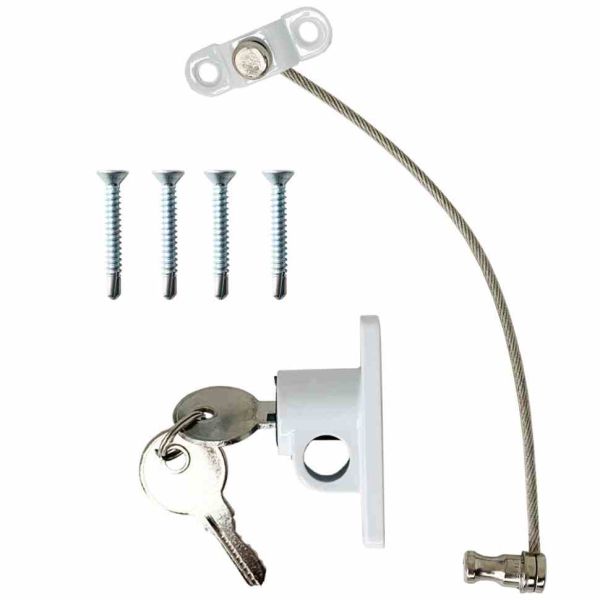 Замок-блокувальник для пластикових вікон MGZ-0809, 2 ключі