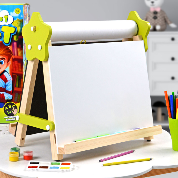 Мольберт дитячий настільний Двосторонній "5 в 1" Lumik LMA5N