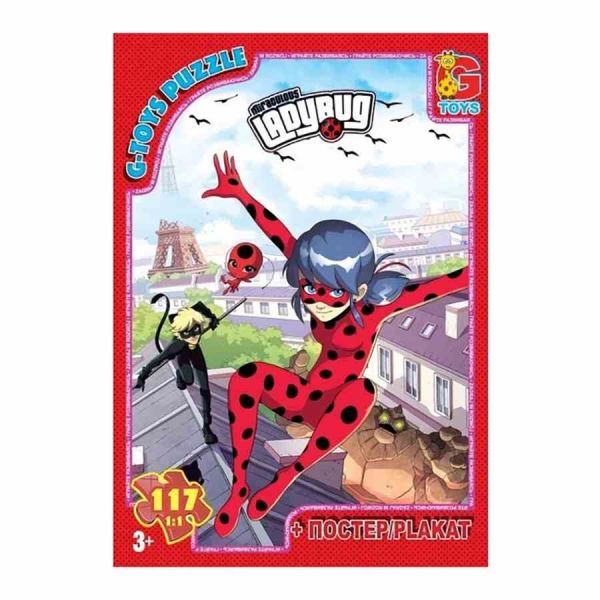 Пазли дитячі "Леді Баг" LB1003, 117 елементів                                         