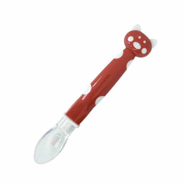 Дитяча силіконова ложка "Хрюшка" MGZ-0114(Brown) 