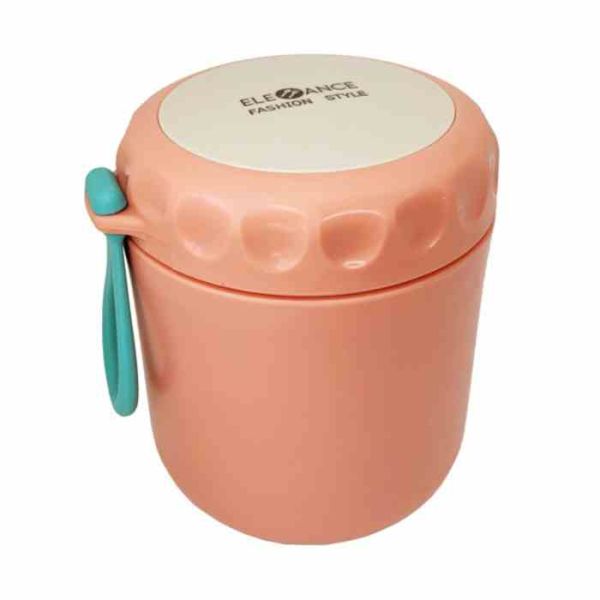 Ланчбокс з ложкою MGZ-0122(Pink) 430 мл