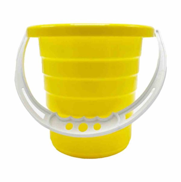 Дитяче відро для пісочниці "Середнє" S0009(Yellow) жовтий 14 см