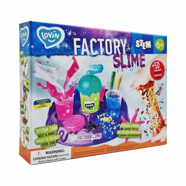 Набір для експериментів Slime Factory 80155, 50 комбінацій