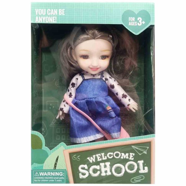 Дитяча лялька "Welcome School" YL605-62 -1 з сумочкою     