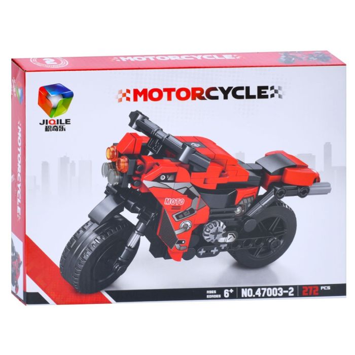 Дитячий конструктор "Мотоцикл" 47003-2, 272 елемента 