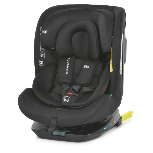 Дитяче Автокрісло El Camino i-JOY (ME 1205 Black) від народження, isofix