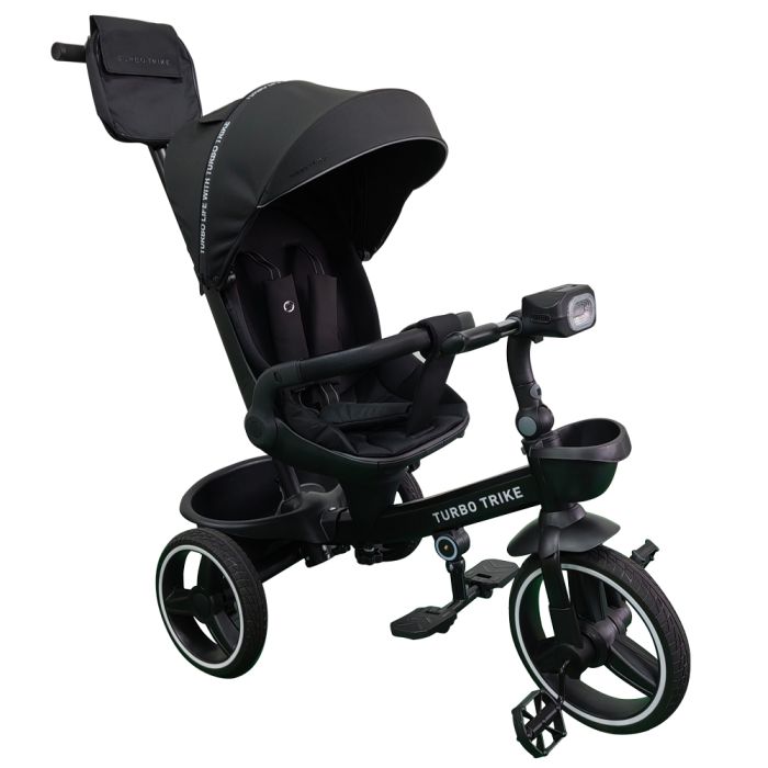 Дитячий триколісний Велосипед TURBOTRIKE (MT 1002-1 Elegant Black) поворотне сидіння
