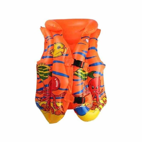 Дитячий надувний жилет BT-IG-0004(Orange) помаранчевий 46 см, розмір S 
