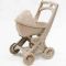 Коляска для ляльок з люлькою 0121/02eco бежевий