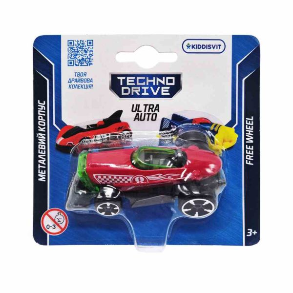 Ігрова міні-машинка Ultra Auto TechnoDrive 250321W-5 металевий корпус