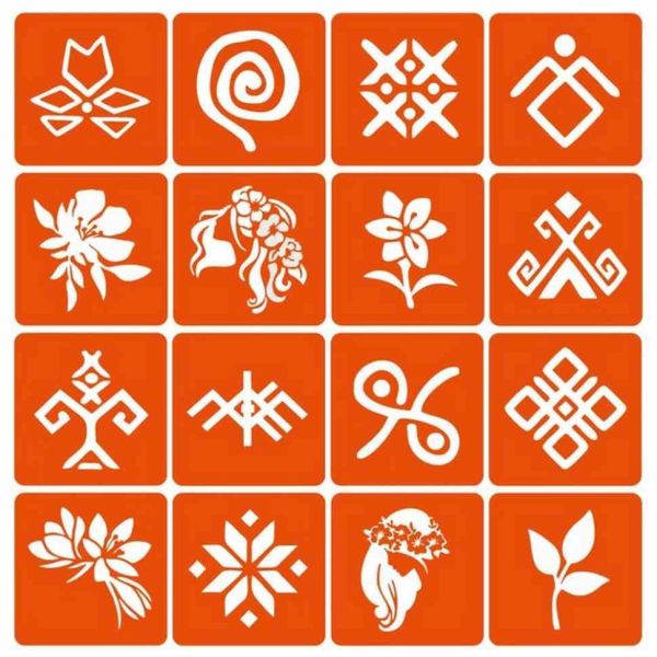 Набір трафаретів для біо-тату "Мавка" Mavka_simple-16