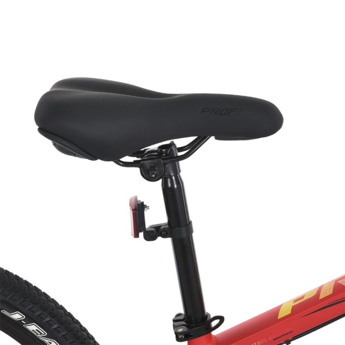 Велосипед MTB2401-1, 24 дюймів, алюмінієва рама 11 Shimano 21SP червоно-чорний 