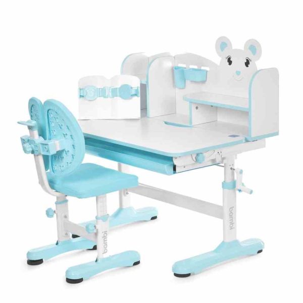 Дитяча Парта M 5800-4 синій, зі стільчиком