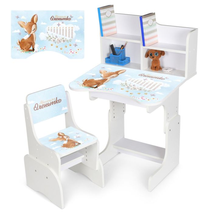 Дитяча Парта N 2071-16-1 дерево, зі стільчиком