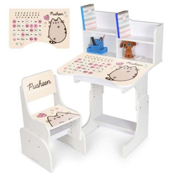 Дитяча Парта N 2071-17-1B, дерево, зі стільчиком