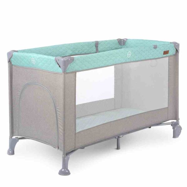 Дитячий манеж ME 1096 Mint Gray м'ятний 125 х 65 х 78 см
