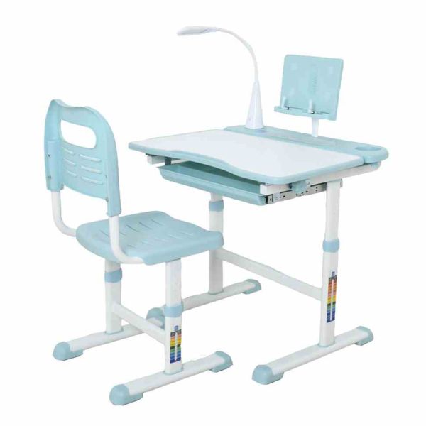 Дитяча Парта M 4428-12 блакитний, зі стільчиком