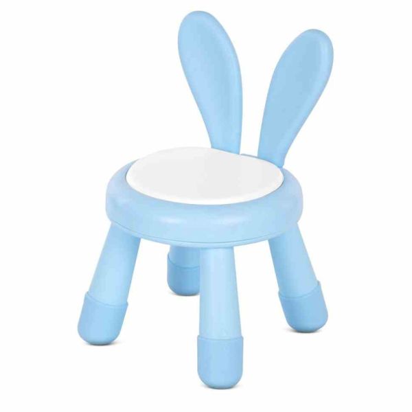 Стільчик дитячий HA-039-4 пластик, вушка, синій