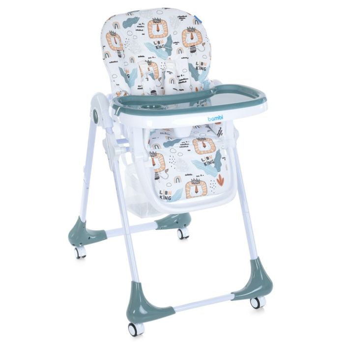 Стілець для годування M 3233 Lion King Teal регулюється висота