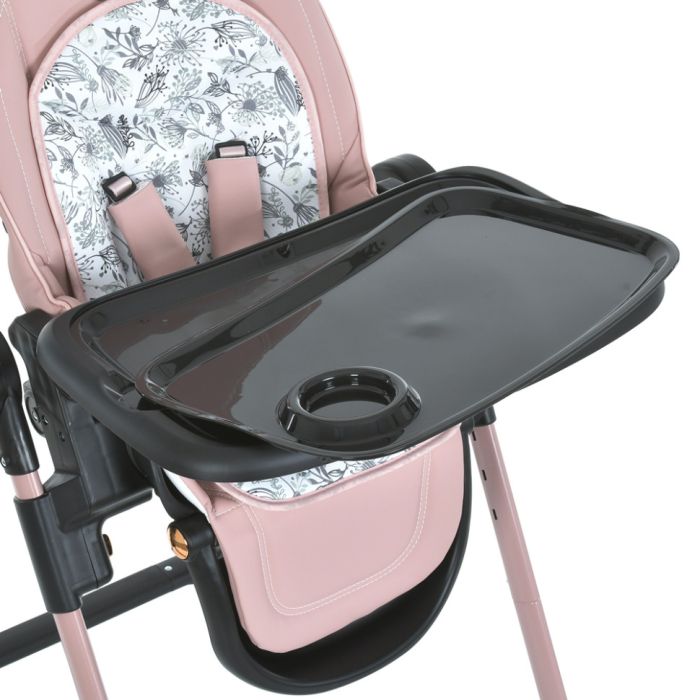 Стілець для годування ME 1037-B CRYSTAL Rose Gold до 15 кг