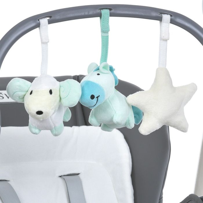 Стільчик-гойдалка для годування SWAN ME 1087-G Dark Gray