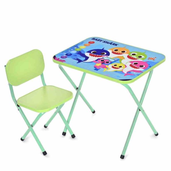Дитячий столик складаний зі стільчиком M 5960-5 зелений