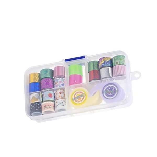 Набір Скотч декоративний з диспенсером №77 різнокольоровий