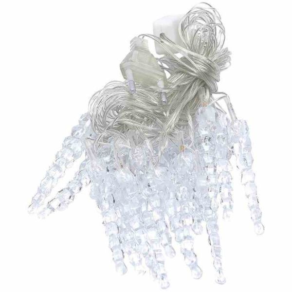 Гірлянда електрична LED "Бурульки" D-23, 4 метри 20 лампочок, мультиколір 