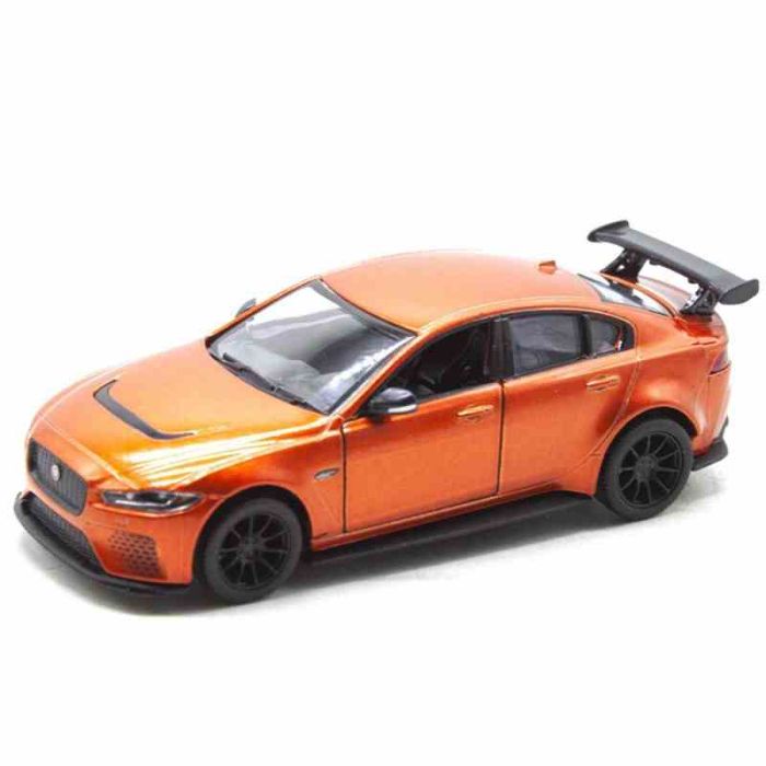 Машинка інерційна "Jaguar XE SV Project 8" KT5416W масштаб 1:36  Помаранчевий