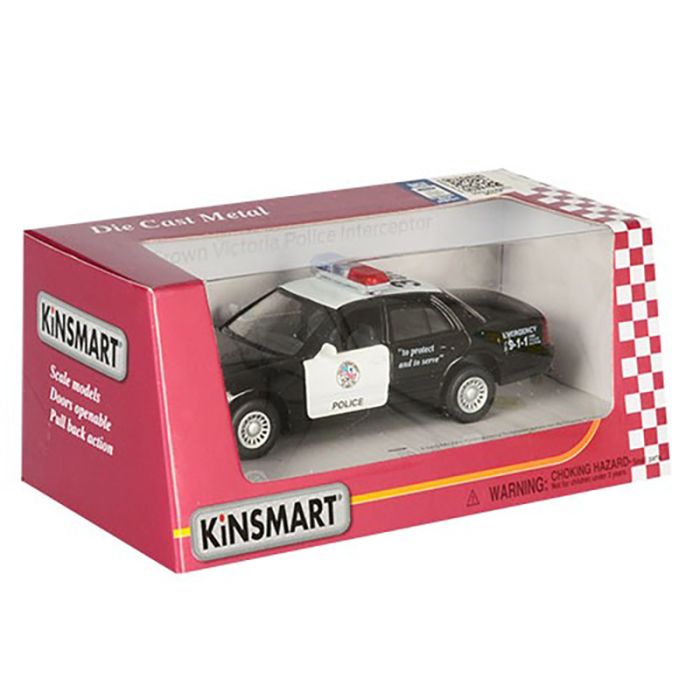 Машинка інерційна "Ford Crown Victoria Police Interceptor" KT5327W масштаб 1:36