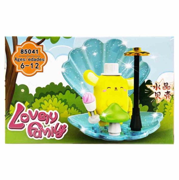 Дитячий ігровий конструктор "PomPomPurin" 85041-2 пластикові деталі