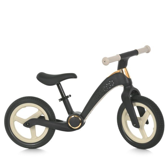 Дитячий біговел Prof1 Kids 12 д. (MBB 1057 Black) нейлонова рама, світло