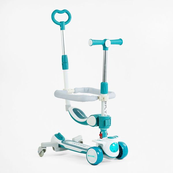 Дитячий триколісний Самокат "Skyper" 5в1 (RT-12615) світло, укр. озвучка