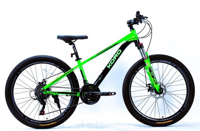 Велоcипед Спортивний Corso «Kord» 26 дюймів (KD-26916) рама алюмінієва 13’’, обладнання Shimano 21 швидкість, зібран на 75%
