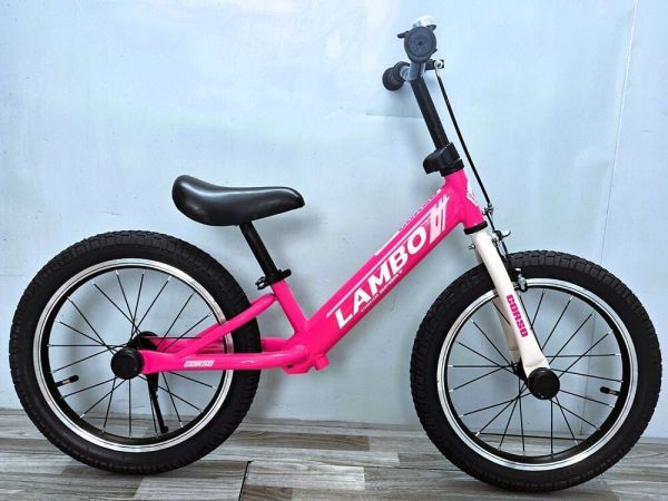 Дитячий Велобіг "CORSO LAMBO" 16 дюймів (LB-16702) ручне гальмо, підніжка, дзвоник