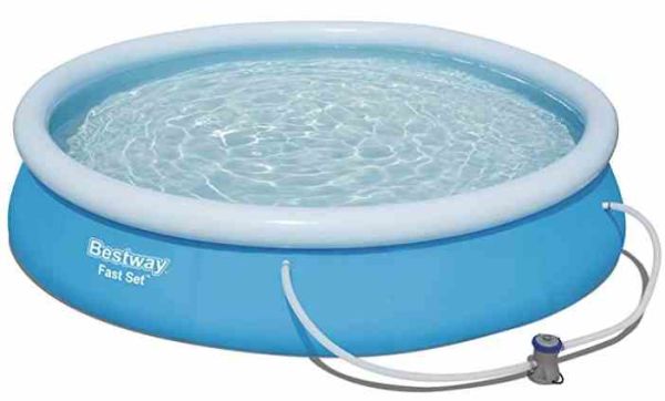 Басейн наливний BESTWAY (57458) 305-66см, 3200л, фільтр-насос 220V