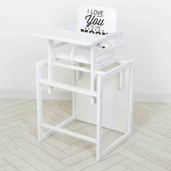 Стілець-трансформер для годування (Color білий)