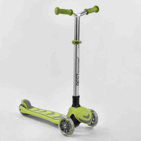Самокат триколісний Best Scooter (Y-00436) Салатовий