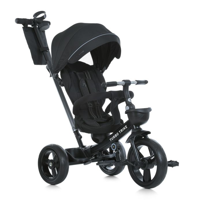 Дитячий триколісний Велосипед TURBOTRIKE (MT 1001-1 Elegant Black) поворотне сидіння