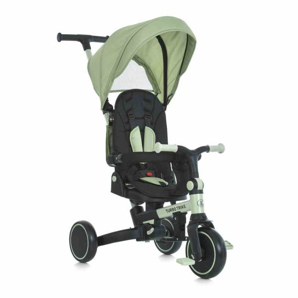 Дитячий триколісний Велосипед TURBOTRIKE (MT 1036 green) складне кермо