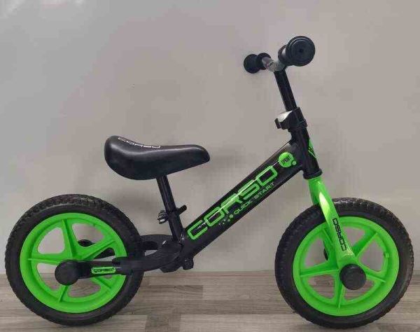 Велобіг "CORSO SPRINT" JR-93618 (1) сталева рама, колесо 12" EVA (ПІНА), підставка для ніг, в коробці