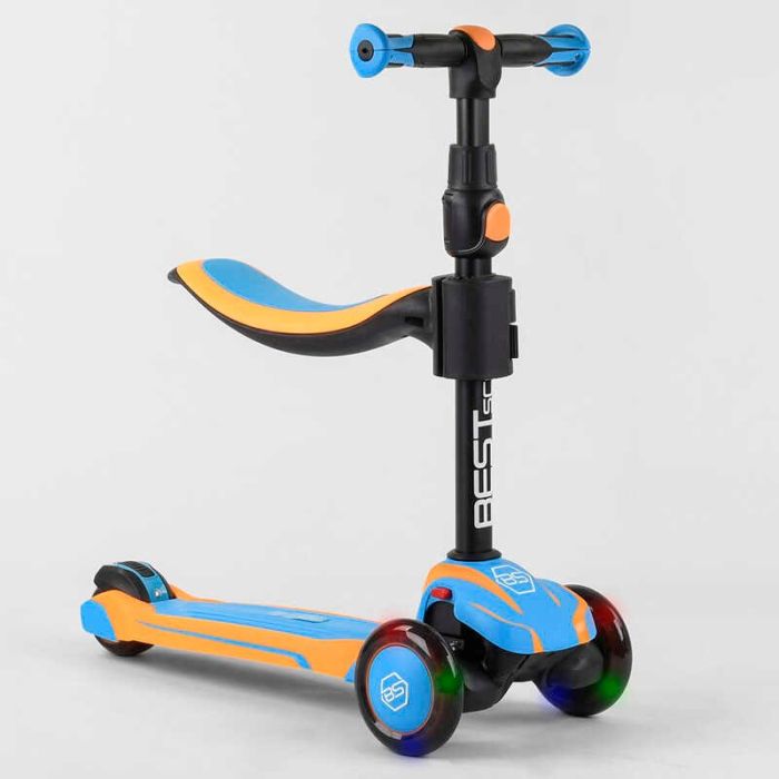 Самокат триколісний Best Scooter (JS-30918) колеса PU зі світлом