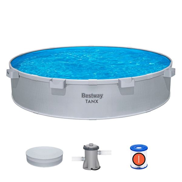 Каркасний басейн Bestway (561RW) 305х61 см, Картриджний фільтр-насос
