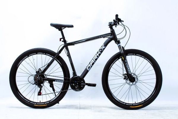 Велосипед Спортивний Corso «Dark-X» 29 дюймів (DX-29718) рама алюмінієва 21``, обладнання Shimano 21 швидкість, зібран на 75%