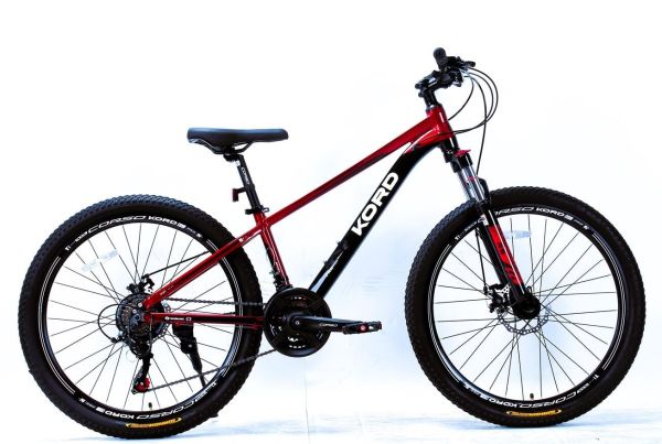 Велоcипед Спортивний Corso «Kord» 26 дюймів (KD-26772) рама алюмінієва 13’’, обладнання Shimano 21 швидкість, зібран на 75%
