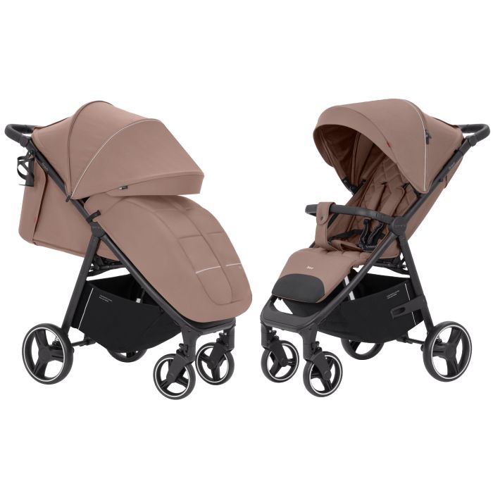 Дитяча коляска прогулянкова CARRELLO Bravo (CRL-8512 Royal Beige) складна