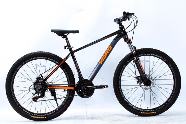 Велоcипед Спортивний Corso «Kord» 27.5 дюймів (KD-27872) рама алюмінієва 17’’, обладнання Shimano 21 швидкість, зібран на 75%