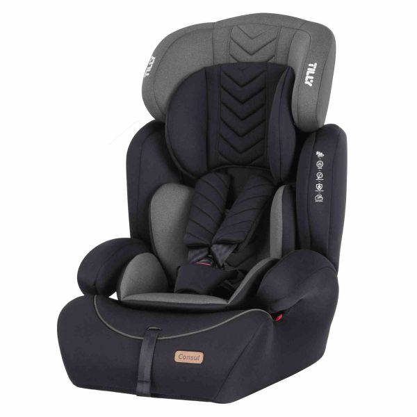 Дитяче автокрісло TILLY Consul (T-531/3 Light Grey) група 1/2/3 /2/