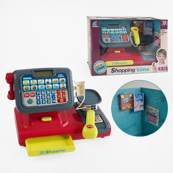 Касовий апарат CF 8523 (24/2) підсвічування сканера, озвучування англ.мовою, калькулятор, мікрофон, у коробці